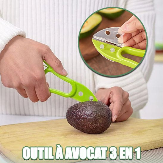 Avocut Master™ | Coupe - Avocat multifonctionnel - RapidChefCuisine