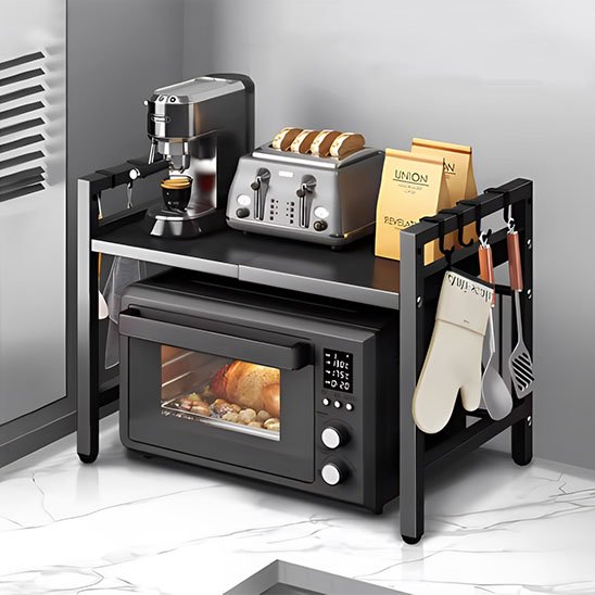 etagere cuisine noir