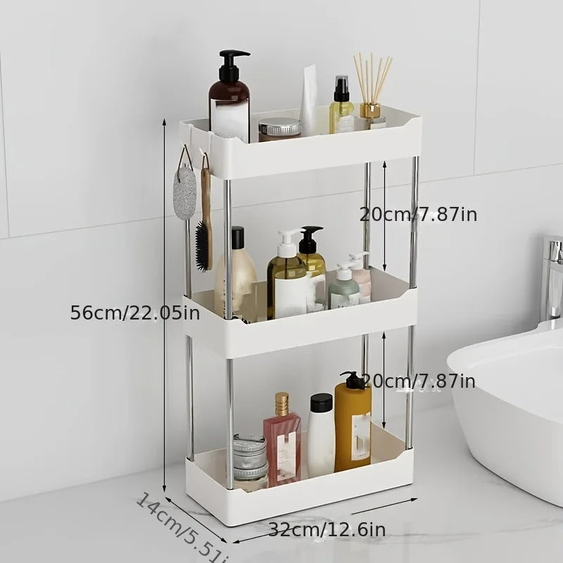 étagère de cuisine 3 tablettes dimension