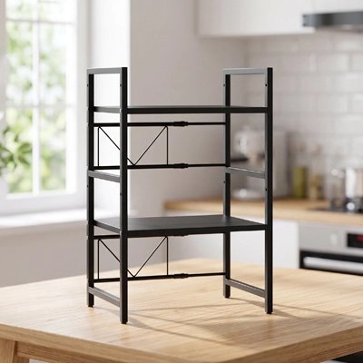 Etagere micro onde noire