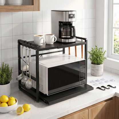 Etagere pour micro onde | Extensible Sans Perçage